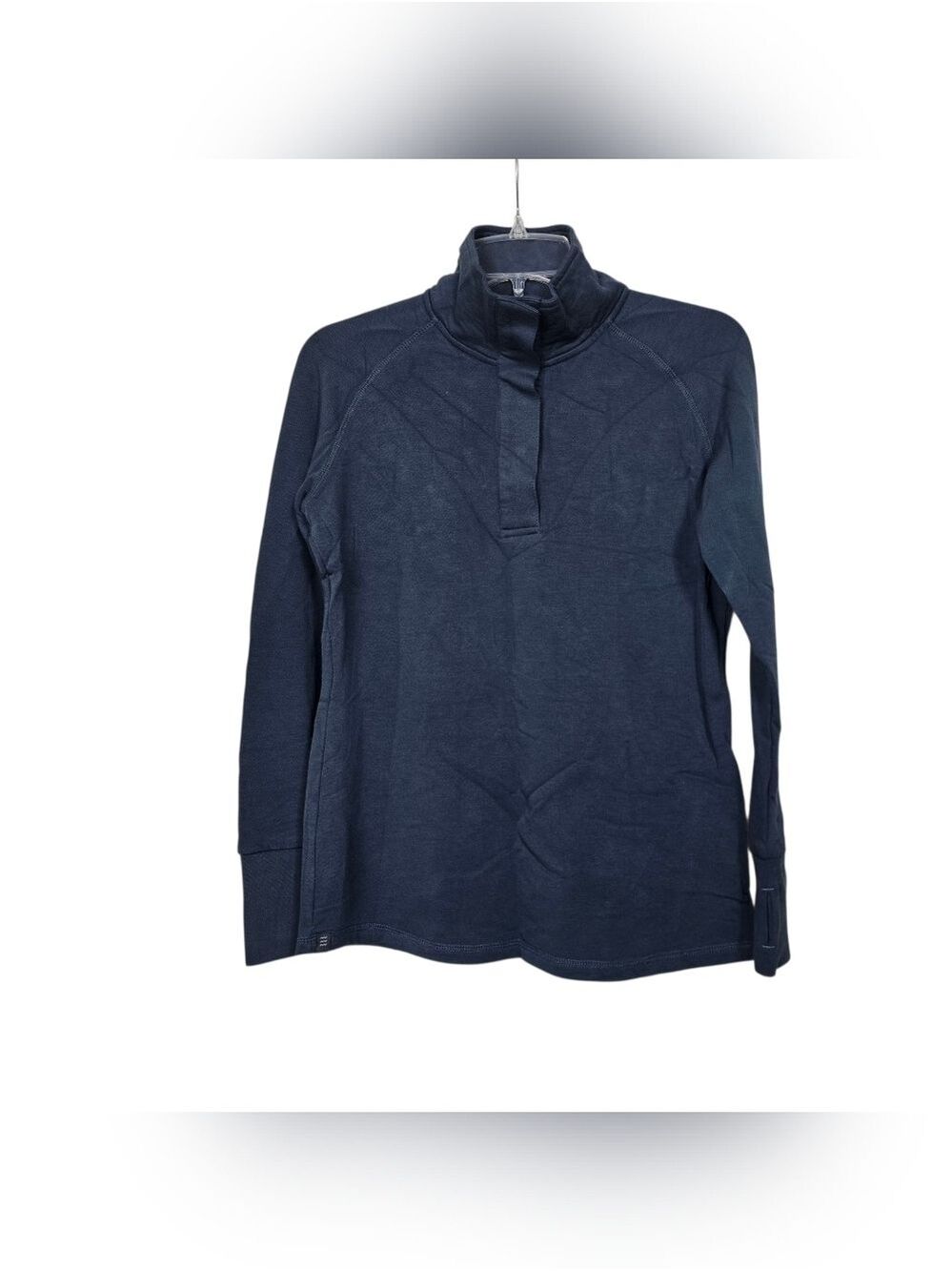 Free Fly Blue Sweatshirt Thumbholes S